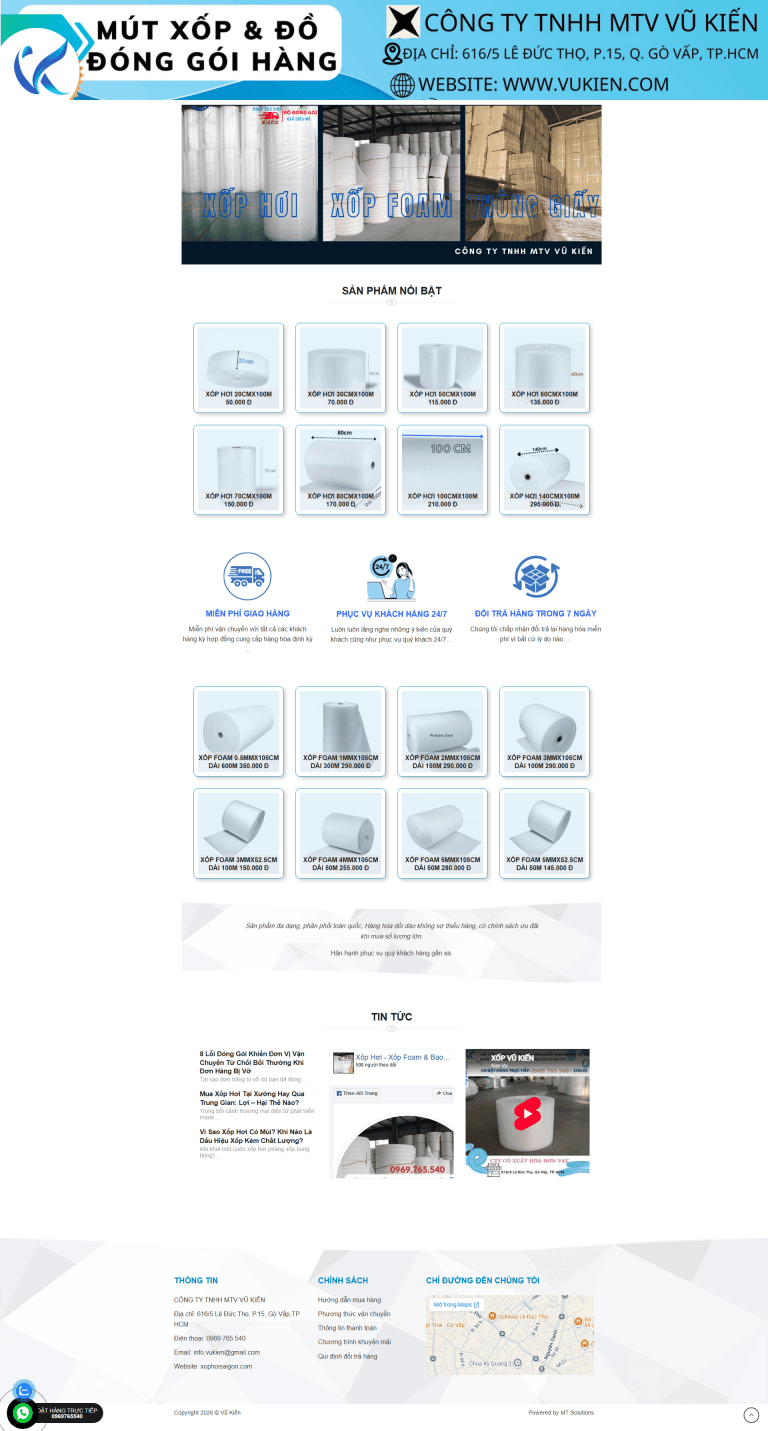 Xốp Hơi Sài Gòn